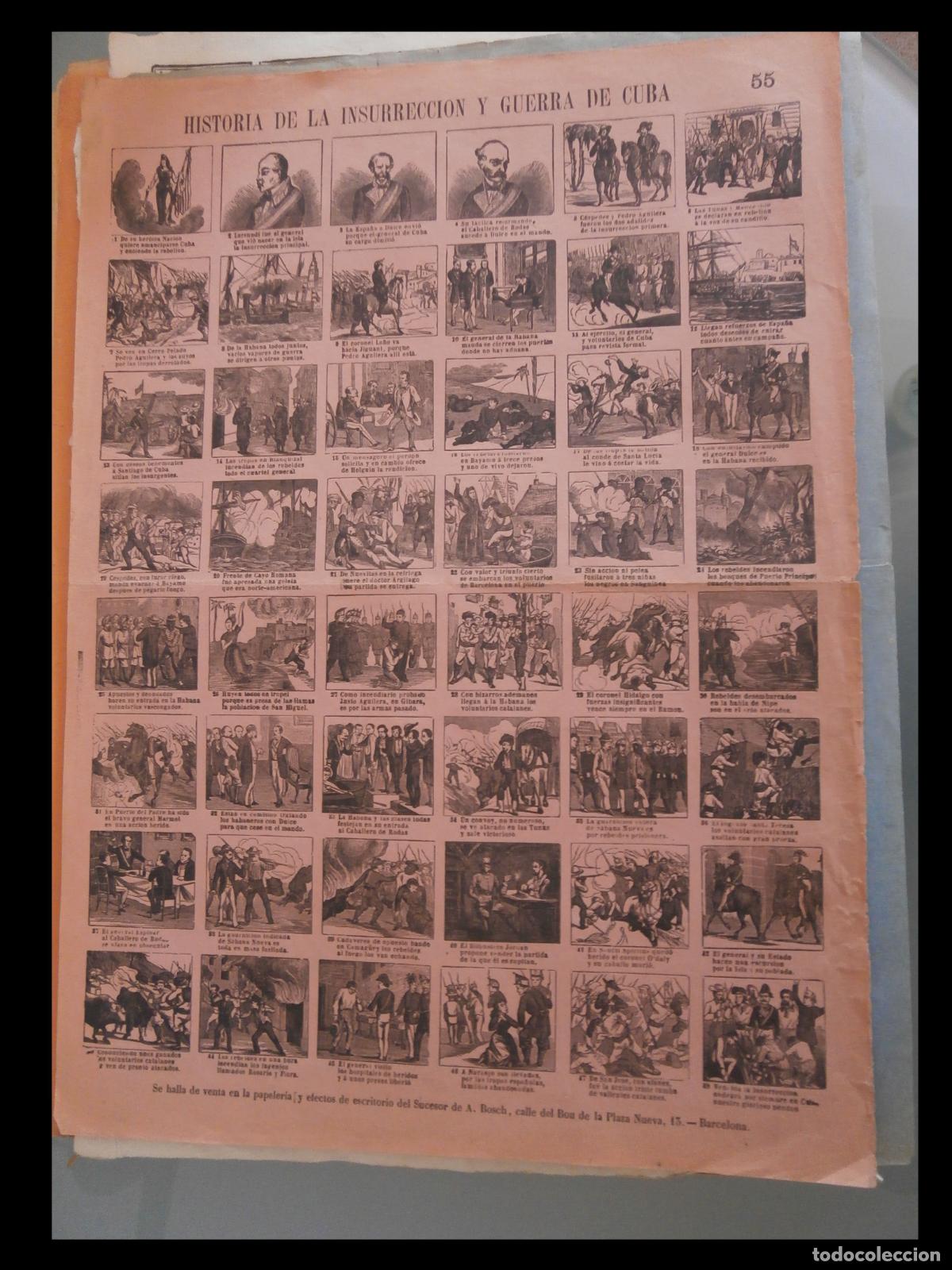 Otros art&iacute;culos de coleccionismo en papel: Historia de la Insurrecci&oacute;n y Guerra de Cuba. N&ordm; 55