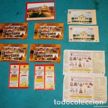 Otros art&iacute;culos de coleccionismo en papel: Lote 11 Entradas Monumentos India Taj Mahal City Palace Jaipur Ephemera Viaje Pasajes PEIFERLote 11