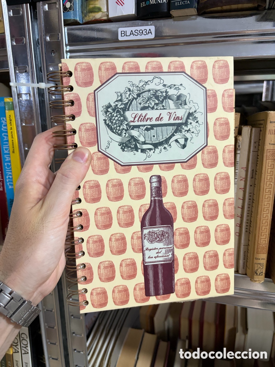 Otros art&iacute;culos de coleccionismo en papel: BLAS93A llibre de vins, libro de vinos a estrenar, en catal&aacute;n