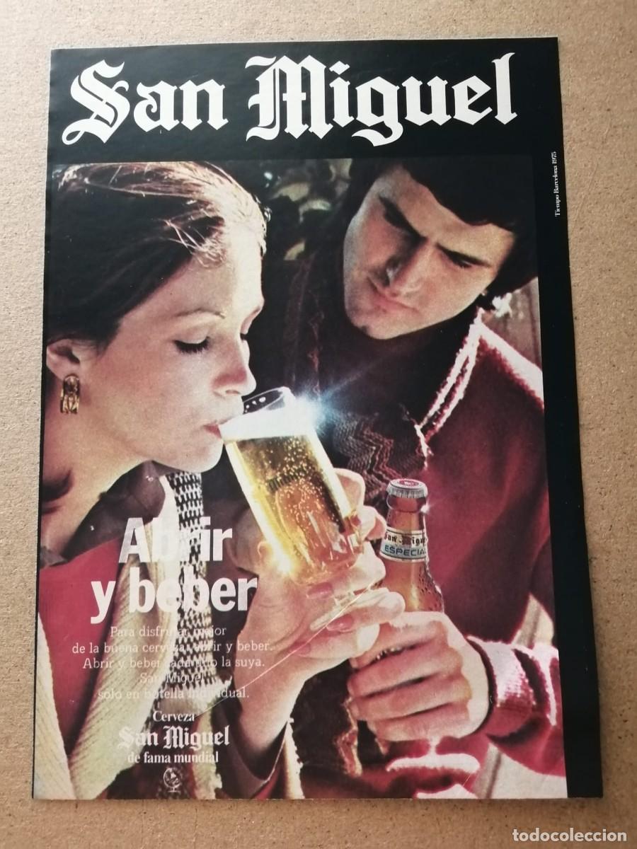 Otros art&iacute;culos de coleccionismo en papel: ANUNCIO. CERVEZA SAN MIGUEL
