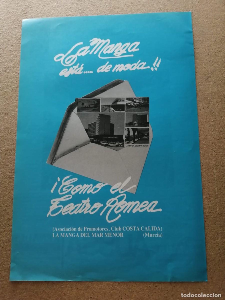 Otros art&iacute;culos de coleccionismo en papel: ANUNCIO. LA MANGA ESTA DE KODA, COMO EL TEATRO ROMEA (MURCIA)