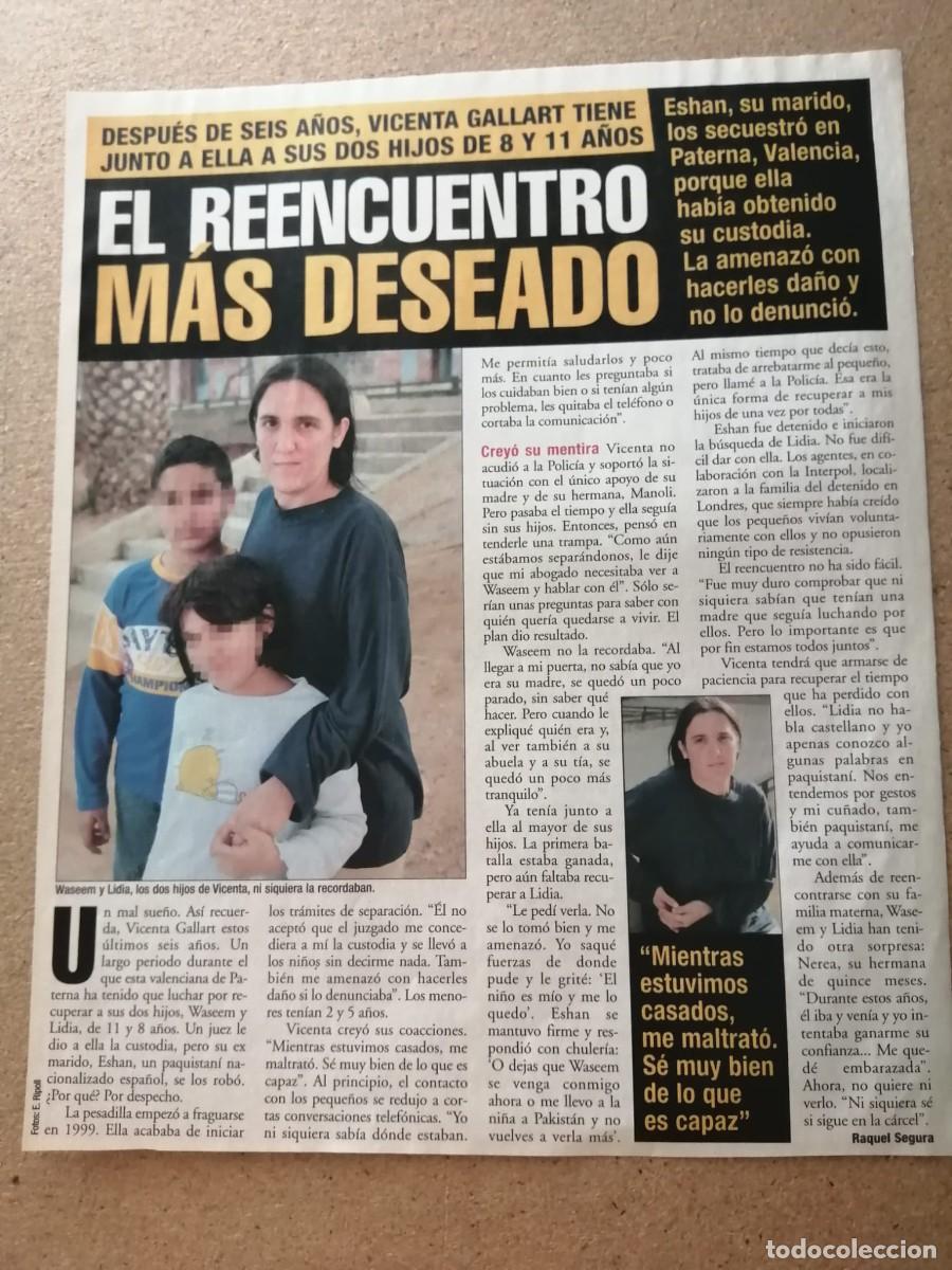 Otros art&iacute;culos de coleccionismo en papel: REPORTAJE. TRAS SEIS A&Ntilde;OS, EL REENCUENTRO MAS ESPERADO