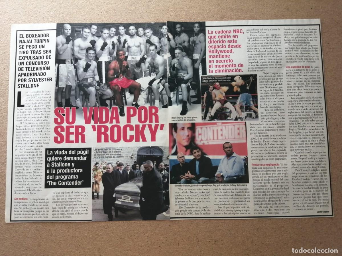 Otros art&iacute;culos de coleccionismo en papel: REPORTAJE. SU VIDA POR SER ROCKY