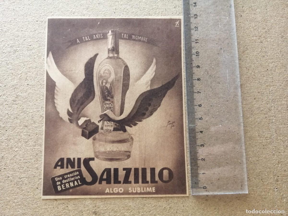 Otros art&iacute;culos de coleccionismo en papel: ANUNCIO. ANIS SALZILLO