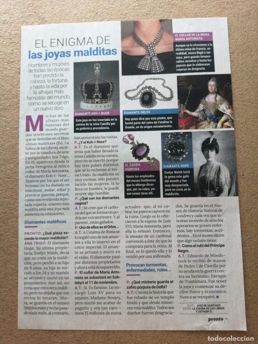 Otros art&iacute;culos de coleccionismo en papel: REPORTAJE. EL ENIGMA DE LAS JOYAS MALDITAS