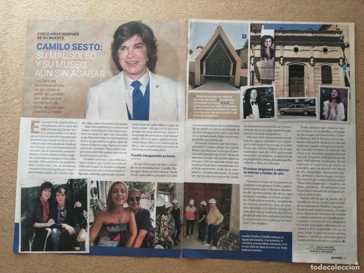 Otros art&iacute;culos de coleccionismo en papel: REPORTAJE. CAMILO SESTO, SU MAUSOLEO Y SU MUSEO AUN SIN ACABAR
