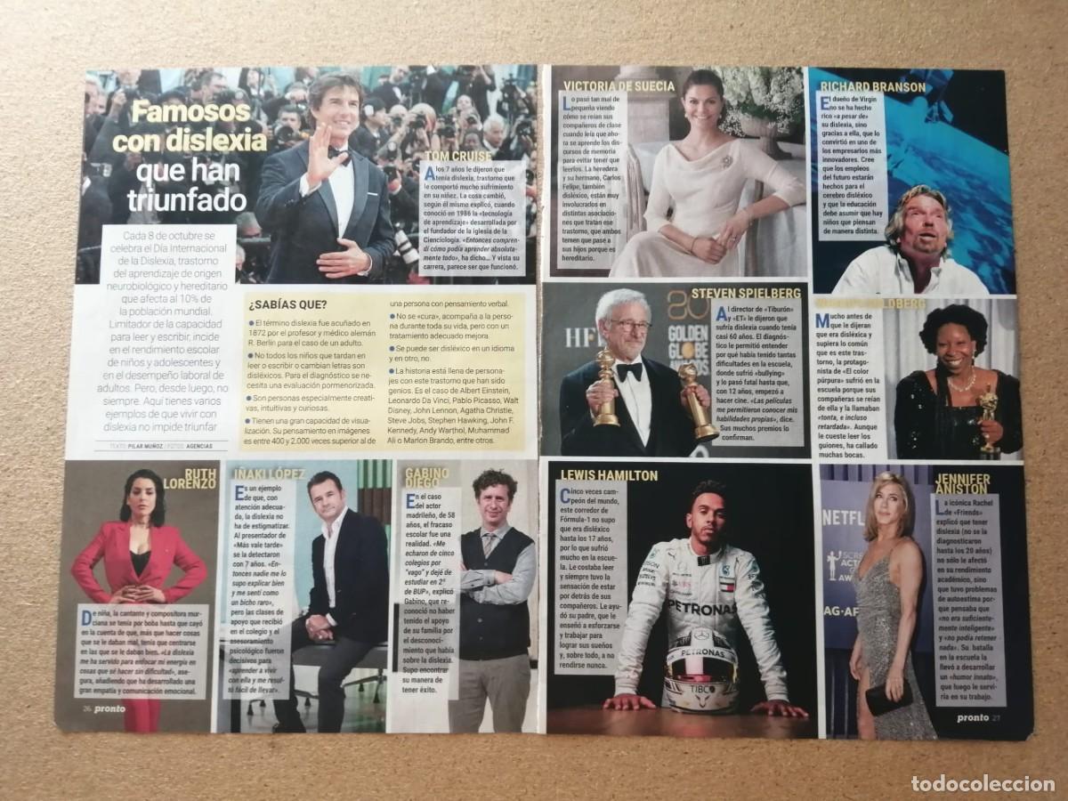 Otros art&iacute;culos de coleccionismo en papel: REPORTAJE. FAMOSOS CON DISLEXIA (TOM CRUISE - STEVEN SPIELBERG - RUTH LORENZO - JENNIFER ANISTON -.)