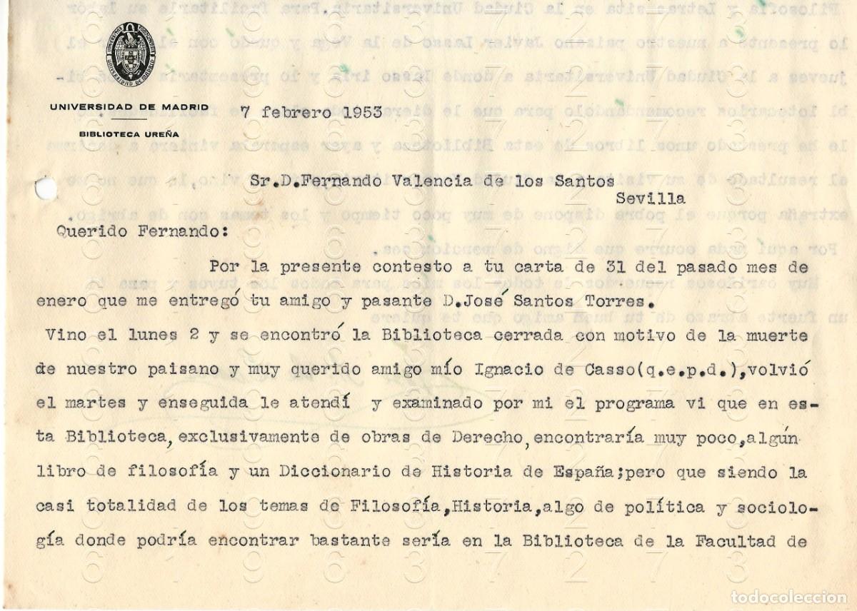 Otros art&iacute;culos de coleccionismo en papel: JOSE ANTONIO DE LUNA 1953 CARTA M45