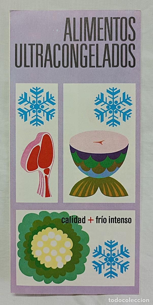 Otros art&iacute;culos de coleccionismo en papel: FOLLETO INSTITUTO NACIONAL DE CONSUMO : ALIMENTOS ULTRACONGELADOS.A&Ntilde;O 1973