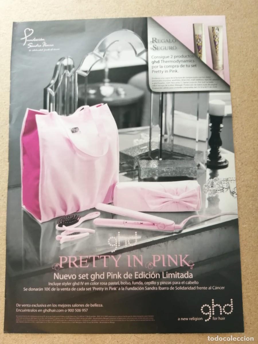 Otros art&iacute;culos de coleccionismo en papel: ANUNCIO. PRETTY IN PINK GHD