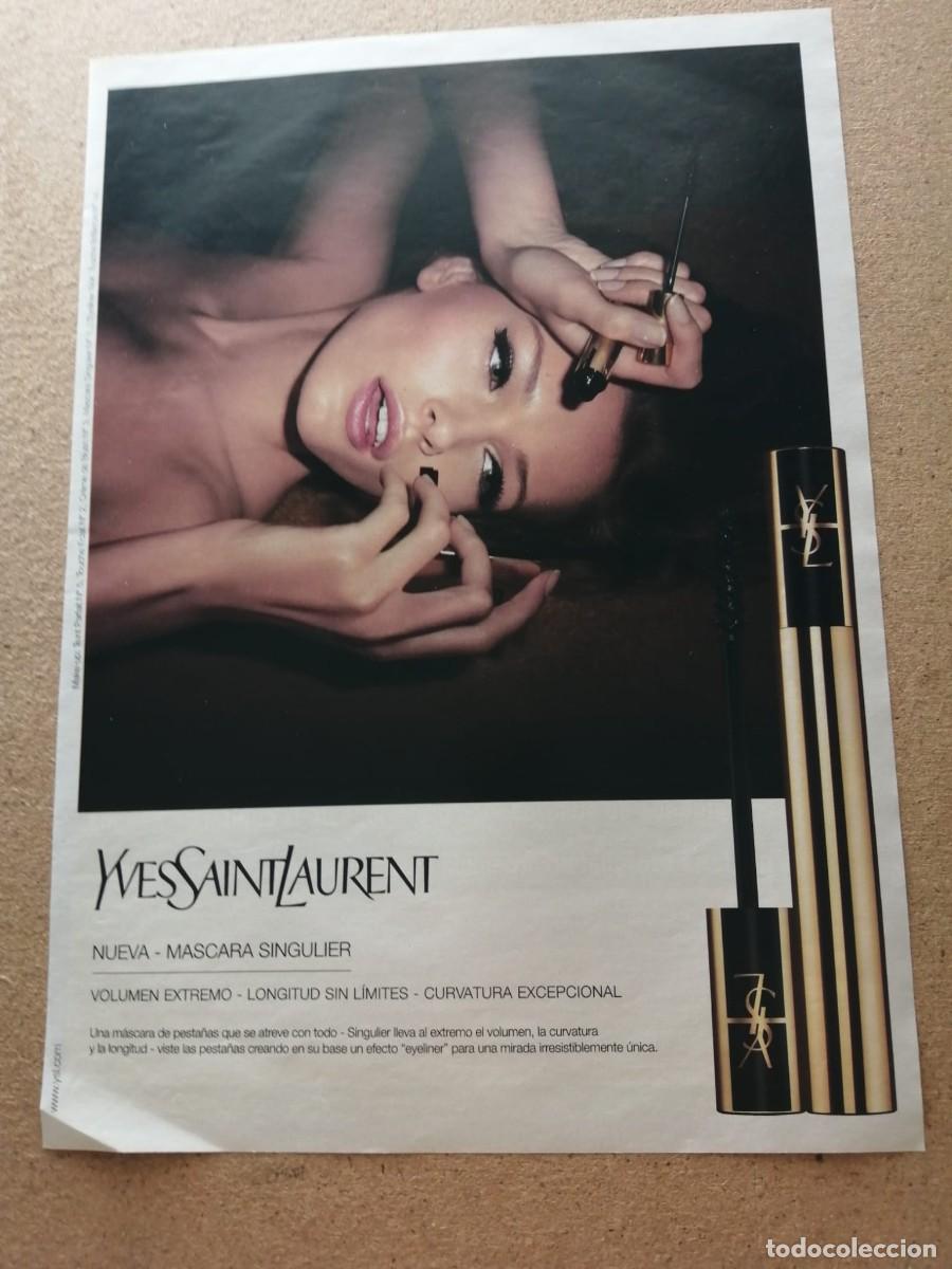 Otros art&iacute;culos de coleccionismo en papel: ANUNCIO. YVES SAINT LAURENT NUEVA MASCARA SINGULIER