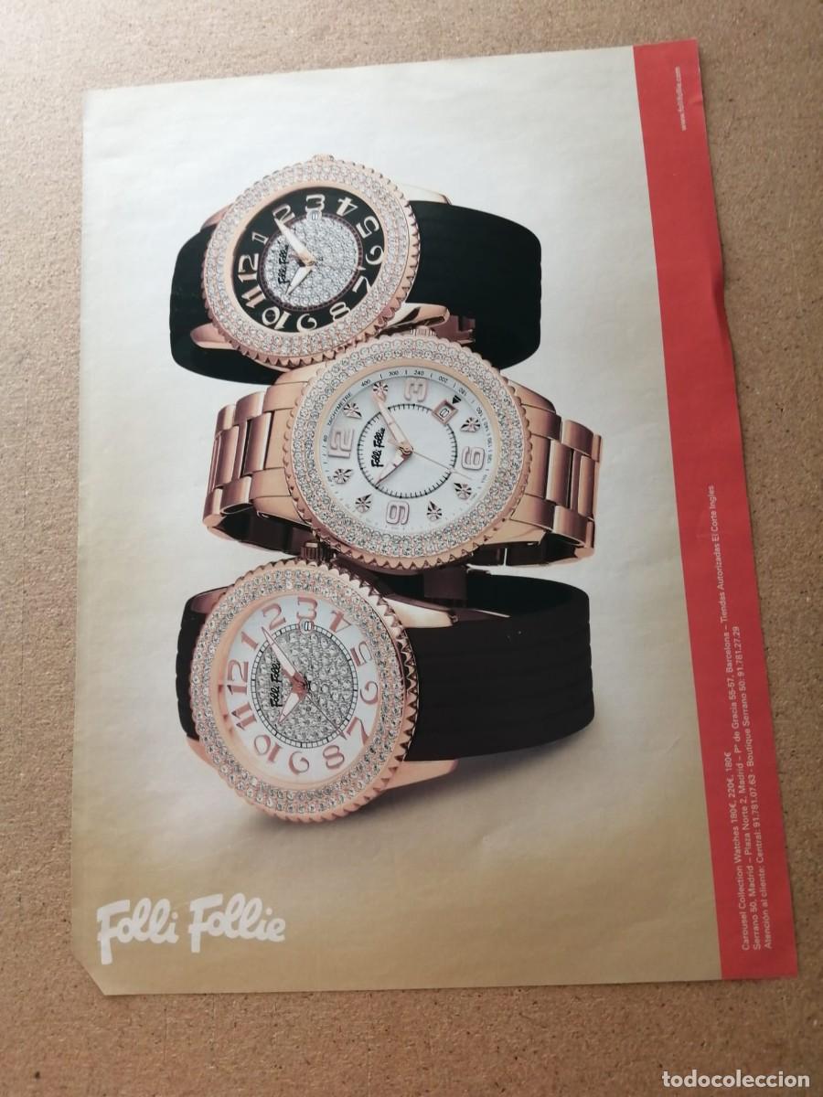 Otros art&iacute;culos de coleccionismo en papel: ANUNCIO. RELOJES FOLLI FOLLIE