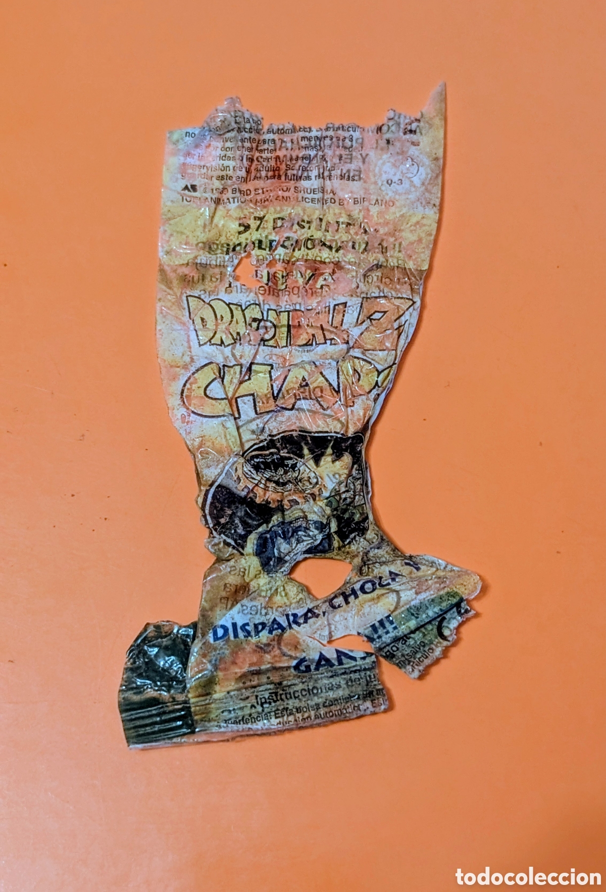 Otros art&iacute;culos de coleccionismo en papel: Envoltorio tira promocional Tazos, chaps Matutano. Dragon Ball Z. Bola de Dragon. Bola de Drac