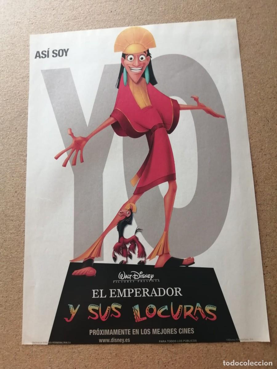Collectionnisme Papier divers: ANUNCIO CINE. EL EMPERADOR Y SUS LOCURAS (DISNEY)