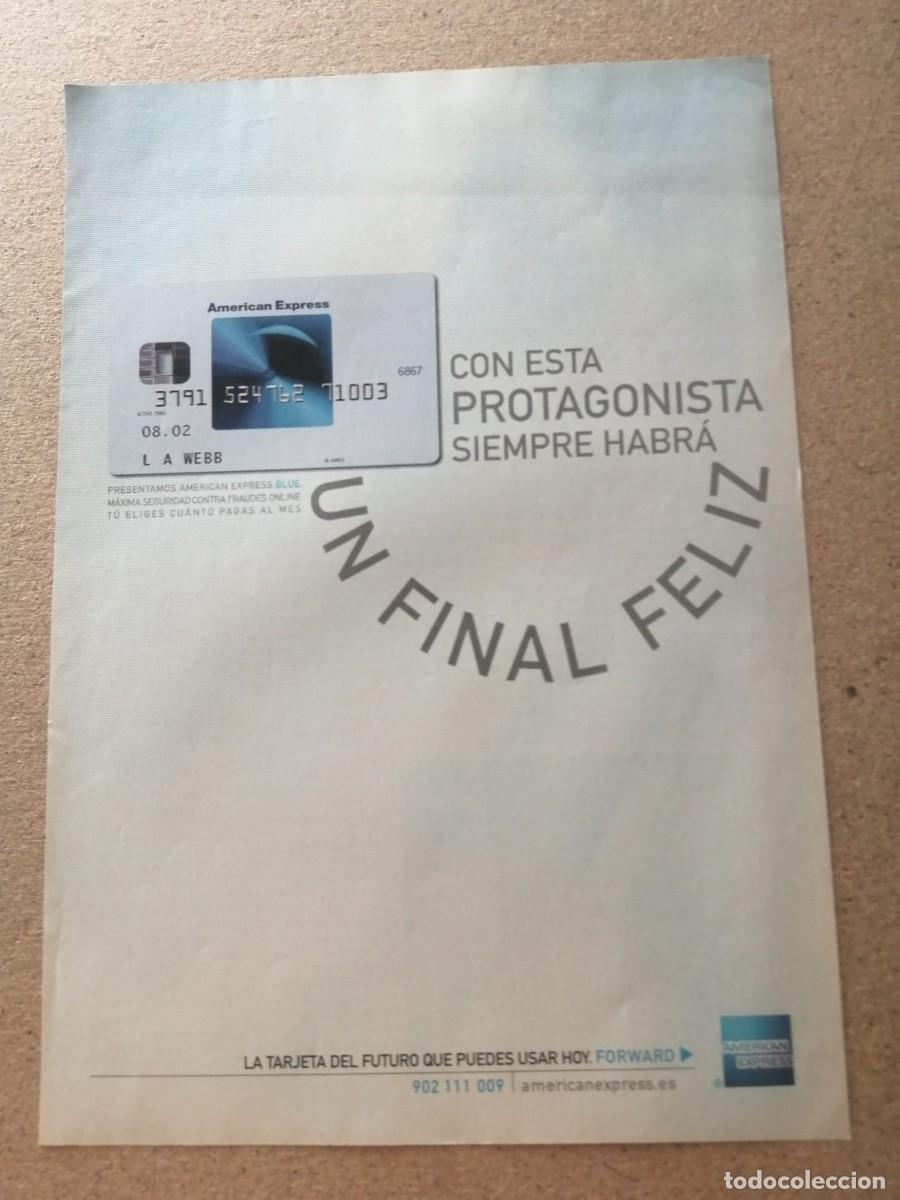 Collectionnisme Papier divers: ANUNCIO. TARJETA AMERICAN EXPRESS