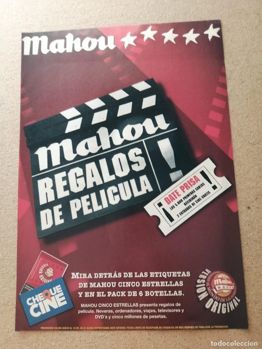 Sammelleidenschaft Andere Papierartikel: ANUNCIO. CERVEZA MAHOU