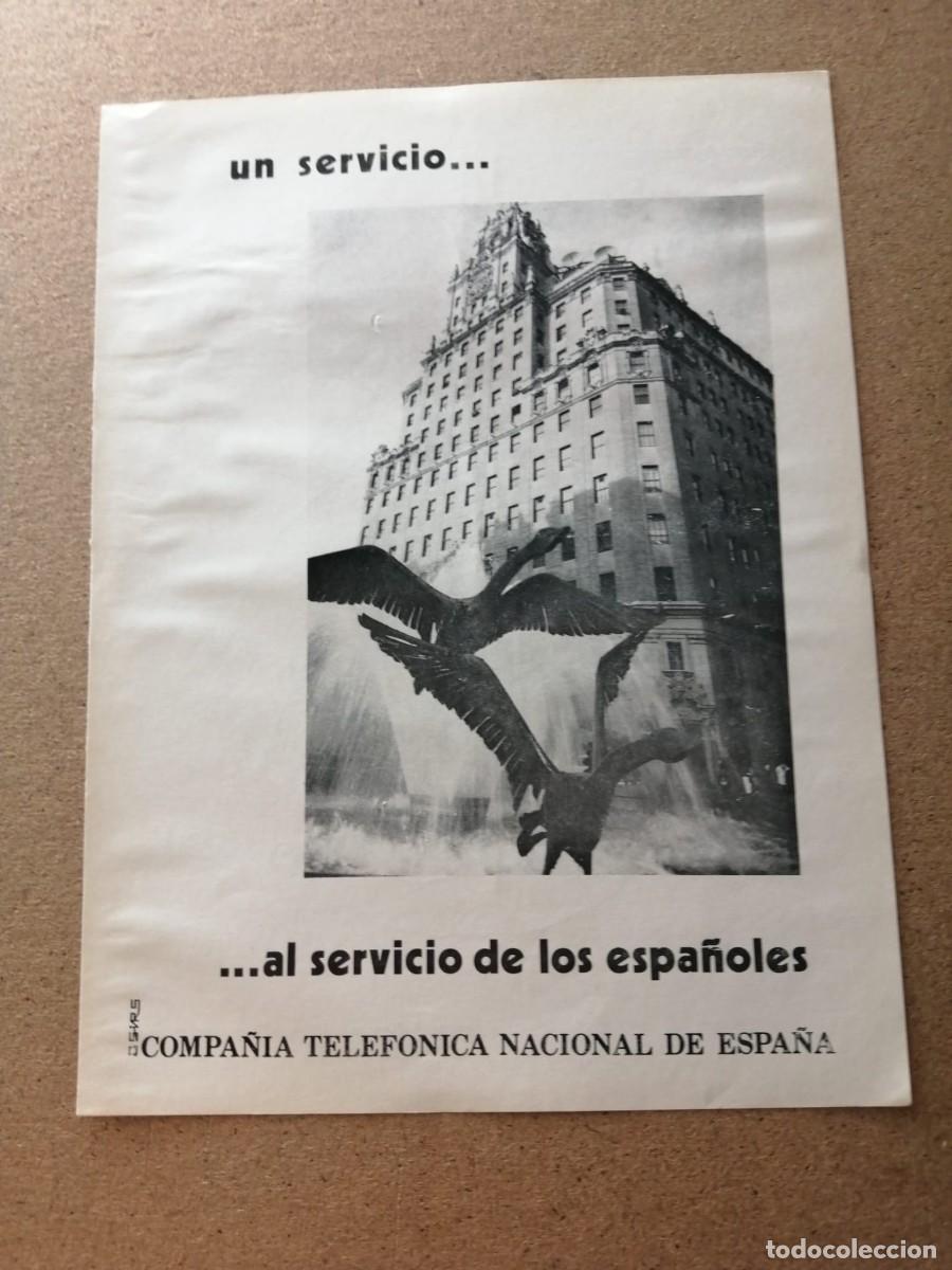 Otros art&iacute;culos de coleccionismo en papel: ANUNCIO. COMPA&Ntilde;IA TELEFONICA NACIONAL DE ESPA&Ntilde;A