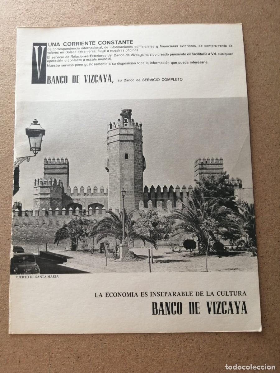 Otros art&iacute;culos de coleccionismo en papel: ANUNCIO. BANCO DE VIZCAYA