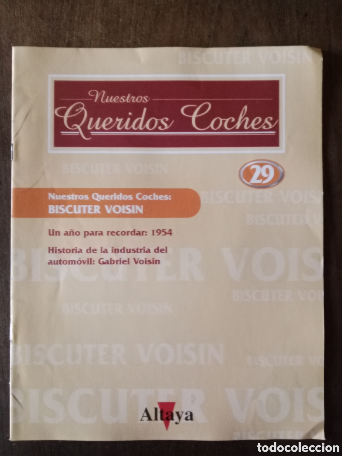 Otros art&iacute;culos de coleccionismo en papel: Fasc&iacute;culo autom&oacute;vil Biscuter voisin