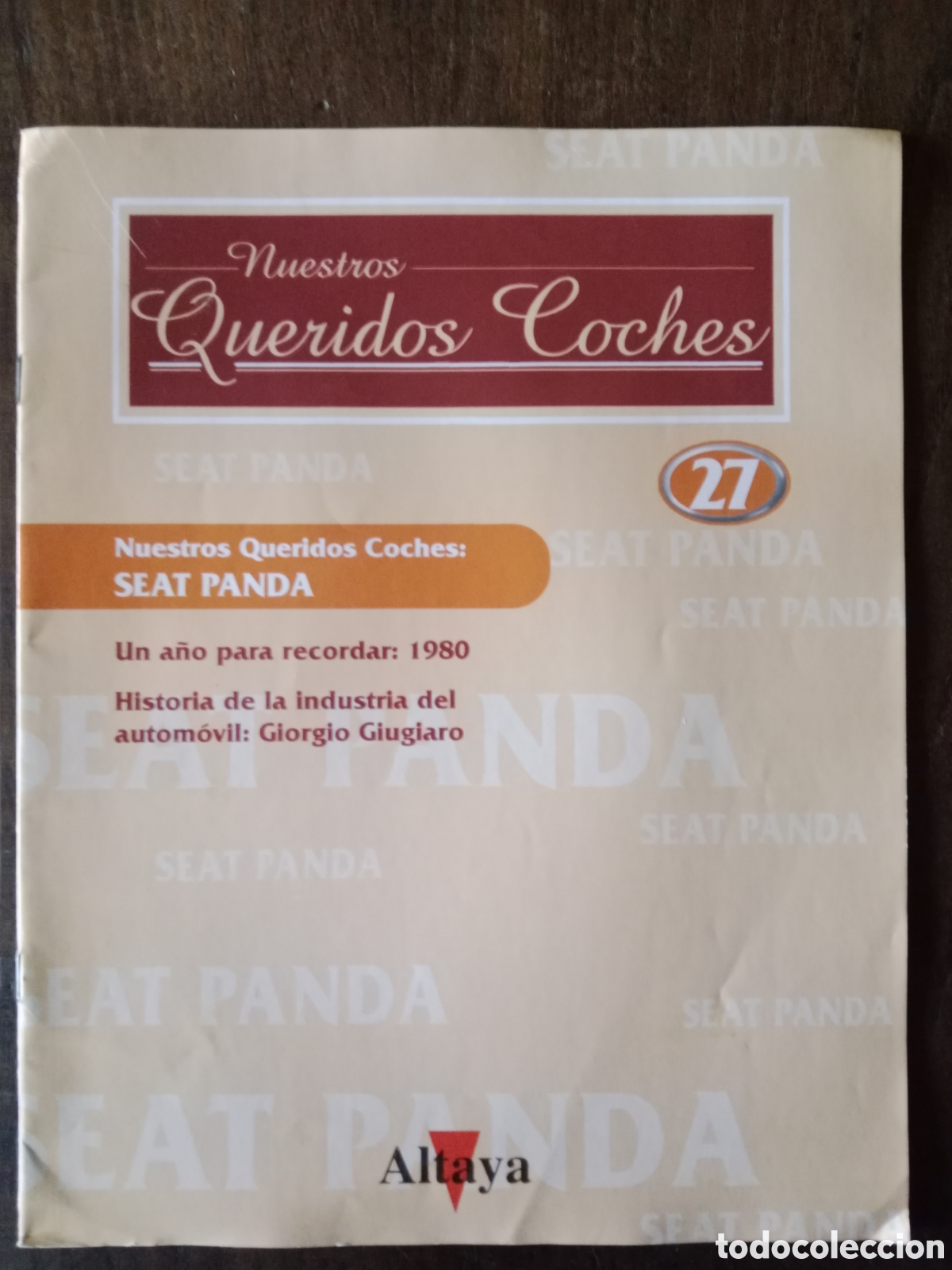 Otros art&iacute;culos de coleccionismo en papel: Fasc&iacute;culo autom&oacute;vil Seat panda