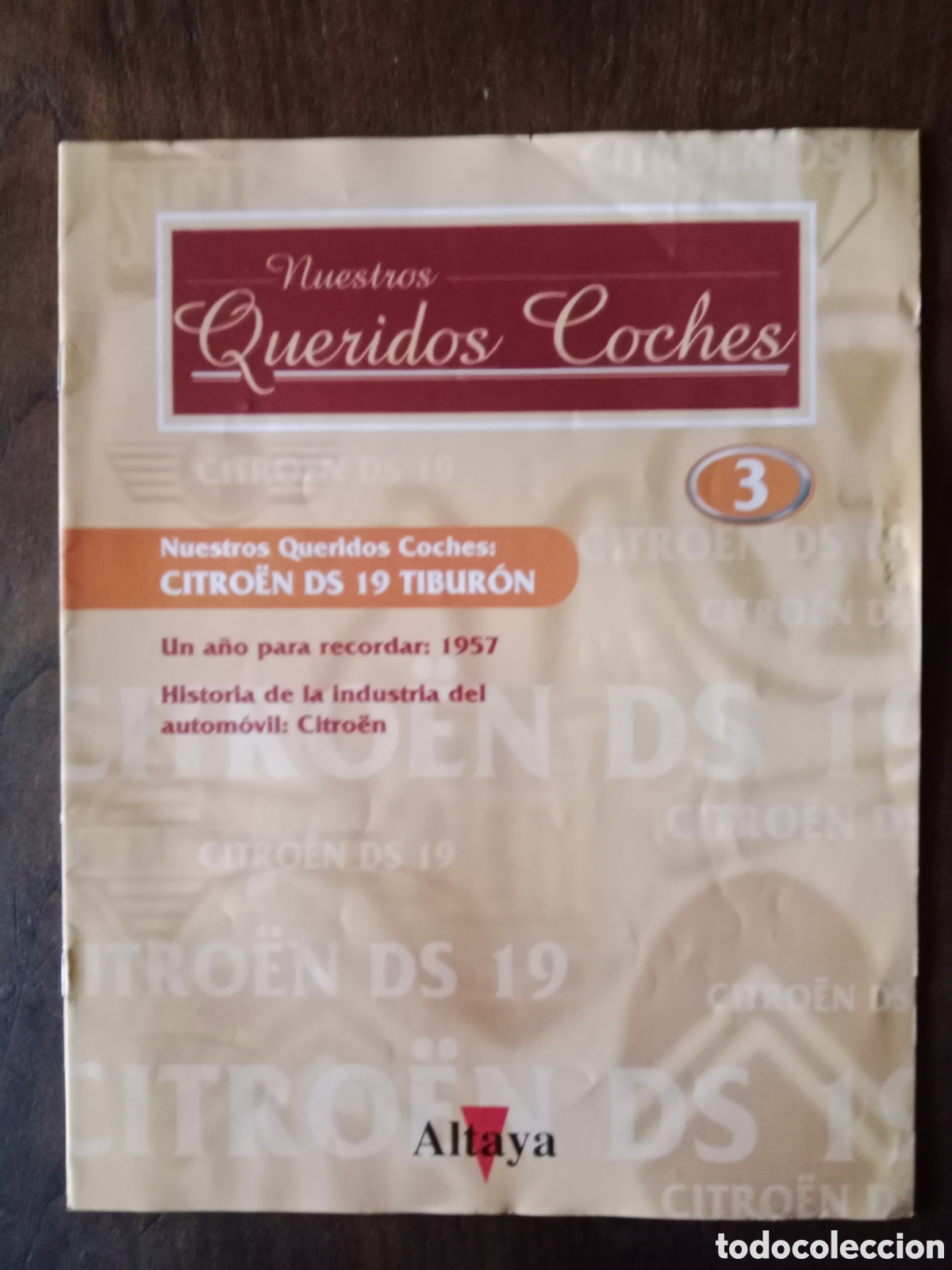 Otros art&iacute;culos de coleccionismo en papel: Fasc&iacute;culo autom&oacute;vil Citroen DS 19 tibur&oacute;n