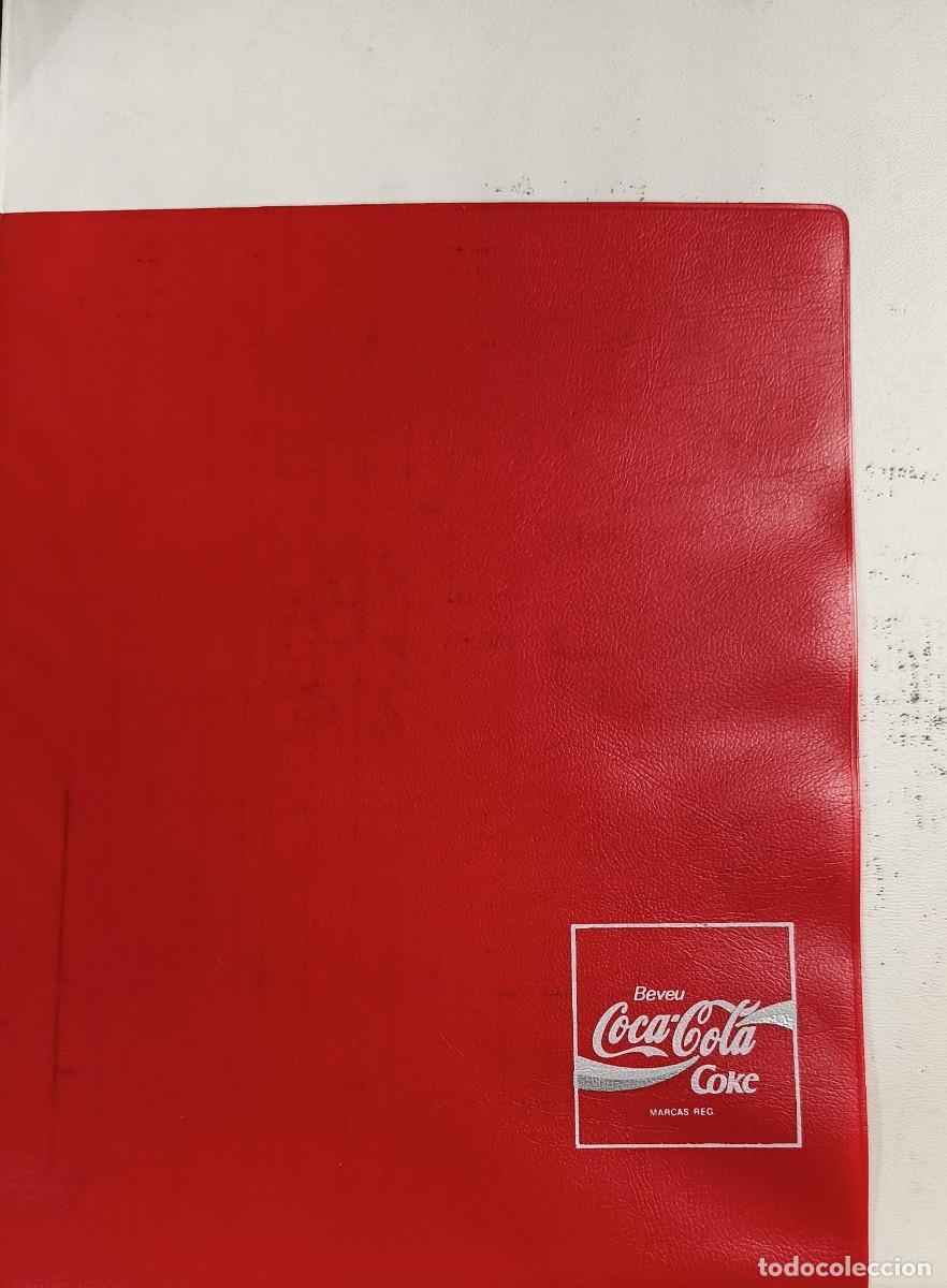 Outros artigos de papel: Pt 12 Carpeta Portafolios pl&aacute;stico r&iacute;gido rojo - Obsequio de Coca Cola