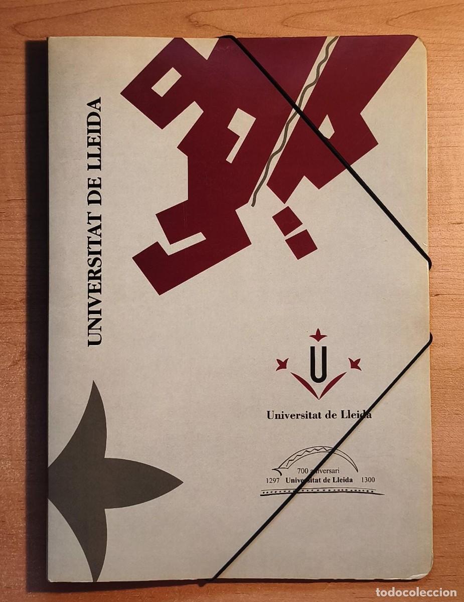 Otros art&iacute;culos de coleccionismo en papel: Pt 13 Carpeta cart&oacute;n con separadores - Conmemoraci&oacute;n del 700 aniversario Universitat de Lleida