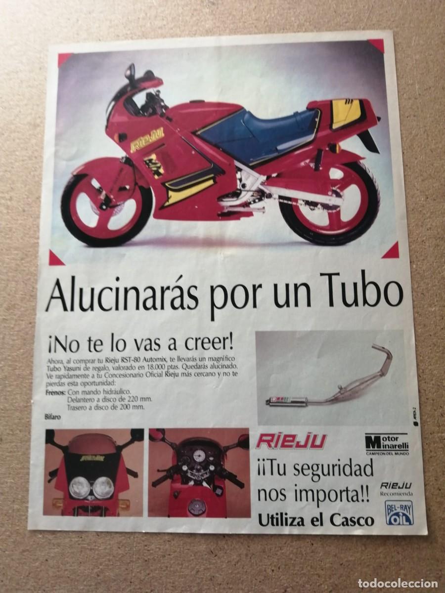 Otros art&iacute;culos de coleccionismo en papel: ANUNCIO. RIEJU......