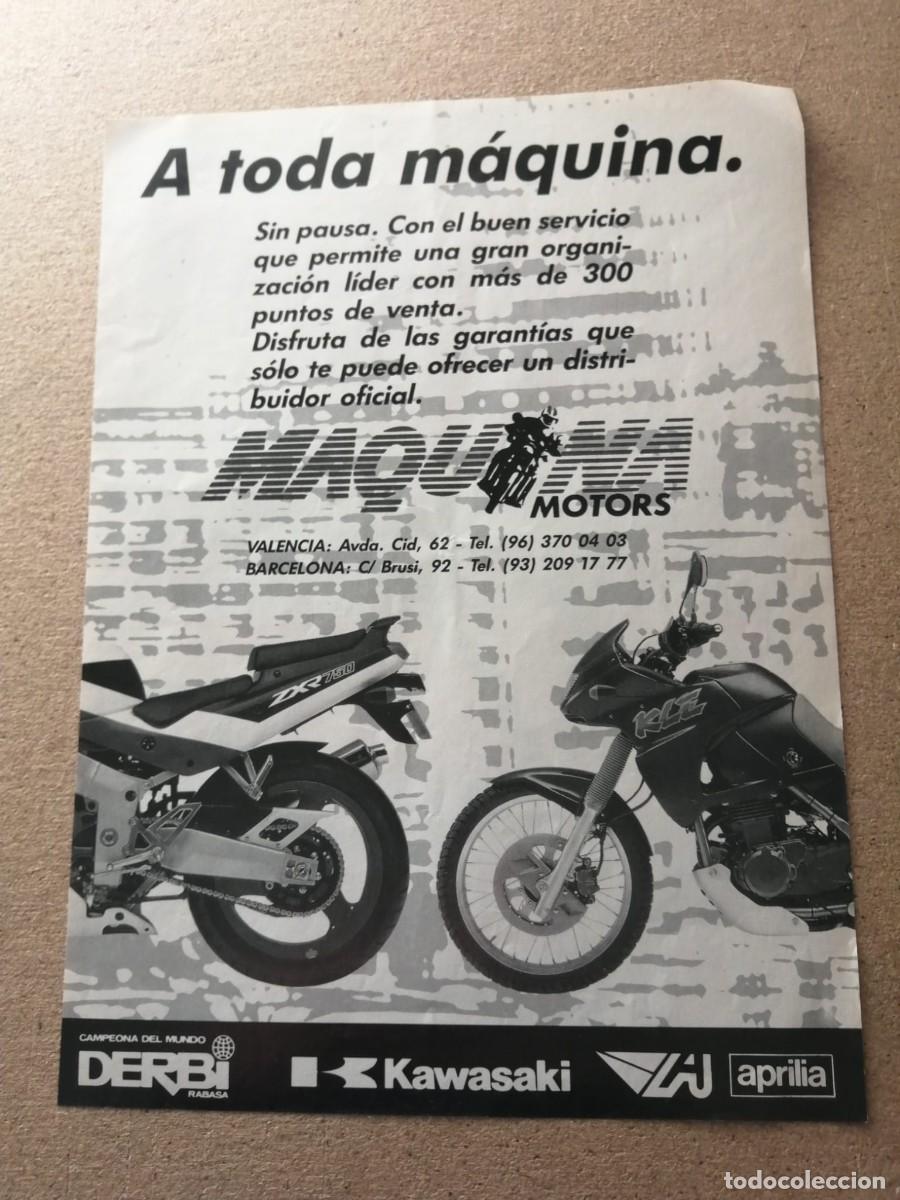 Otros art&iacute;culos de coleccionismo en papel: ANUNCIO. A TODA MAQUINA, KAWASAKI