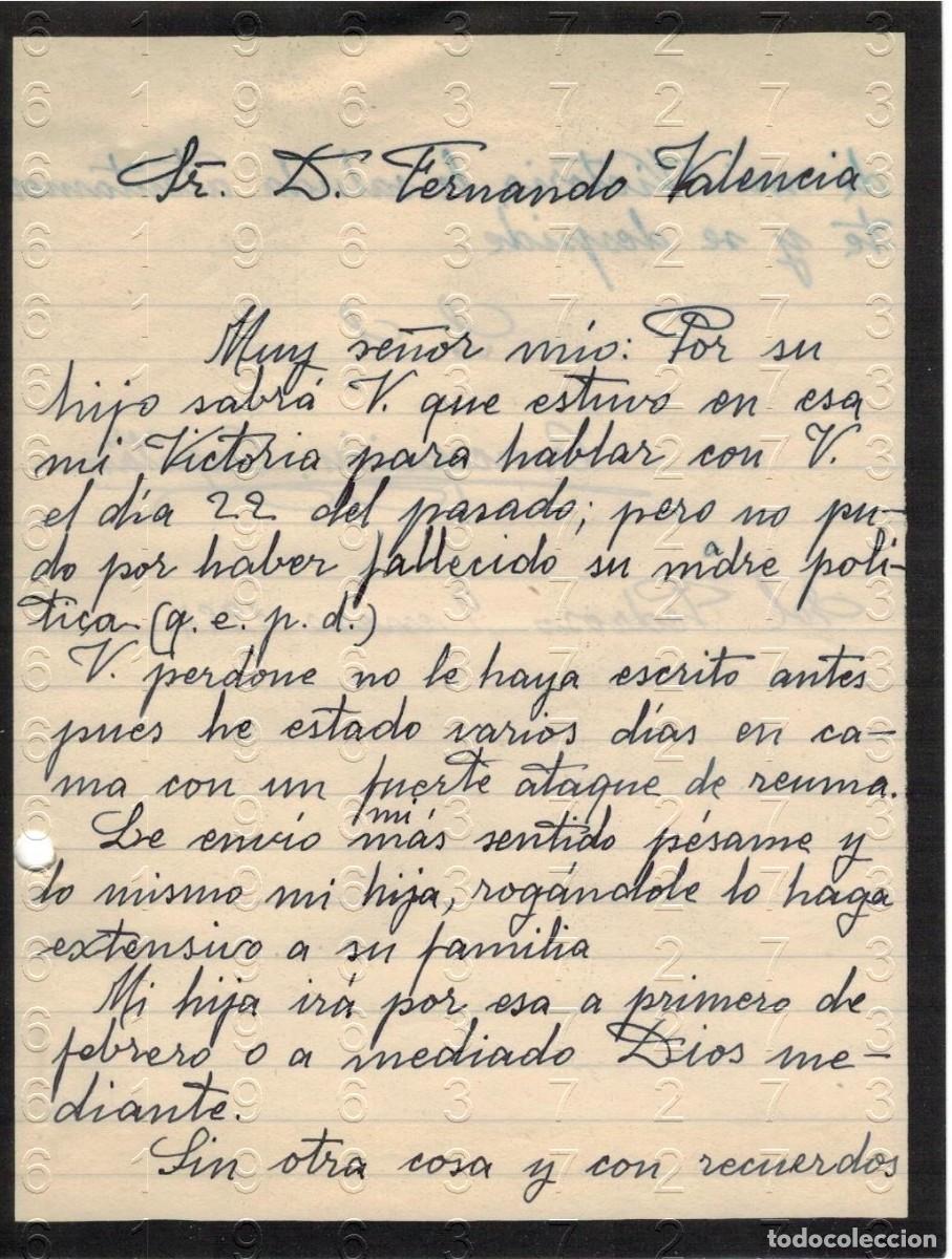 Otros art&iacute;culos de coleccionismo en papel: EL PEDROSO SEVILLA CONCEPCION CAPITAN CARTA 1954 M48
