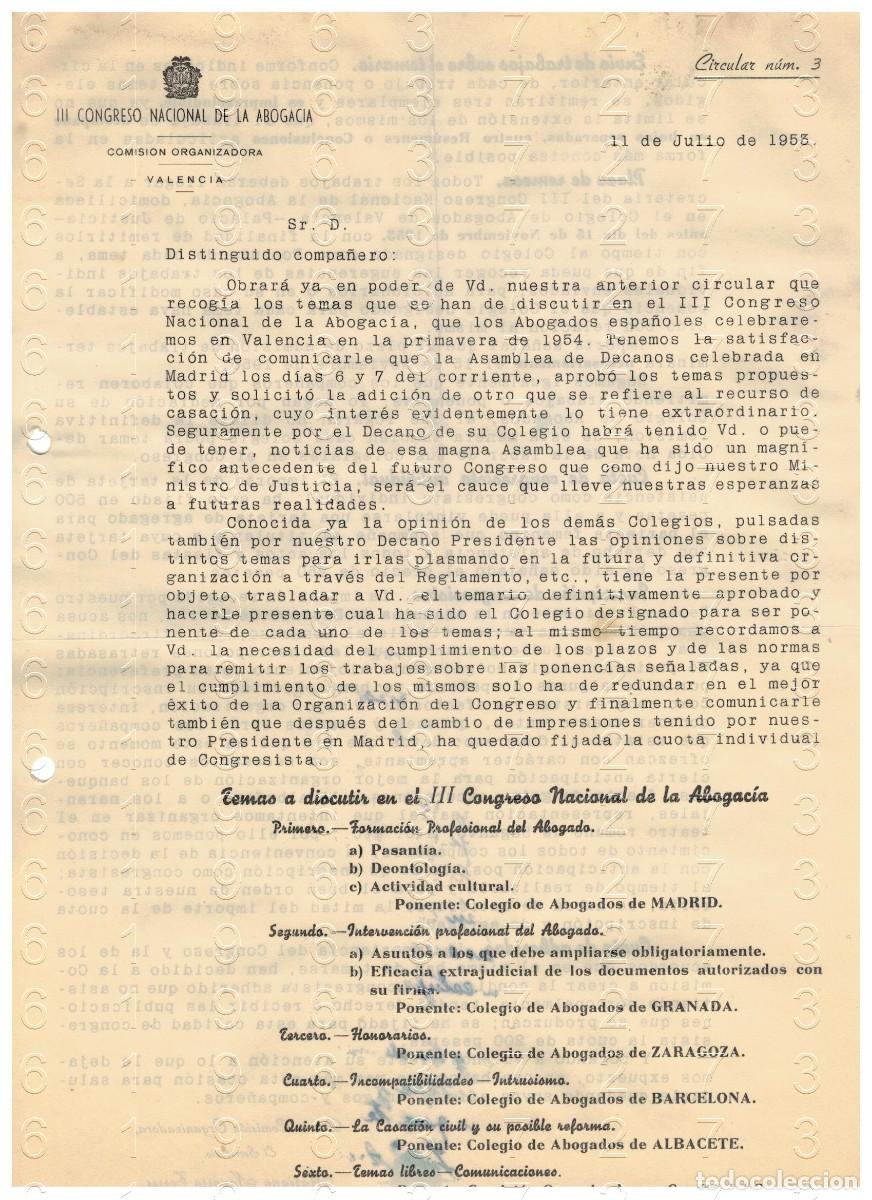 Otros art&iacute;culos de coleccionismo en papel: valencia mariano navarro torres CARTA 1953 M48