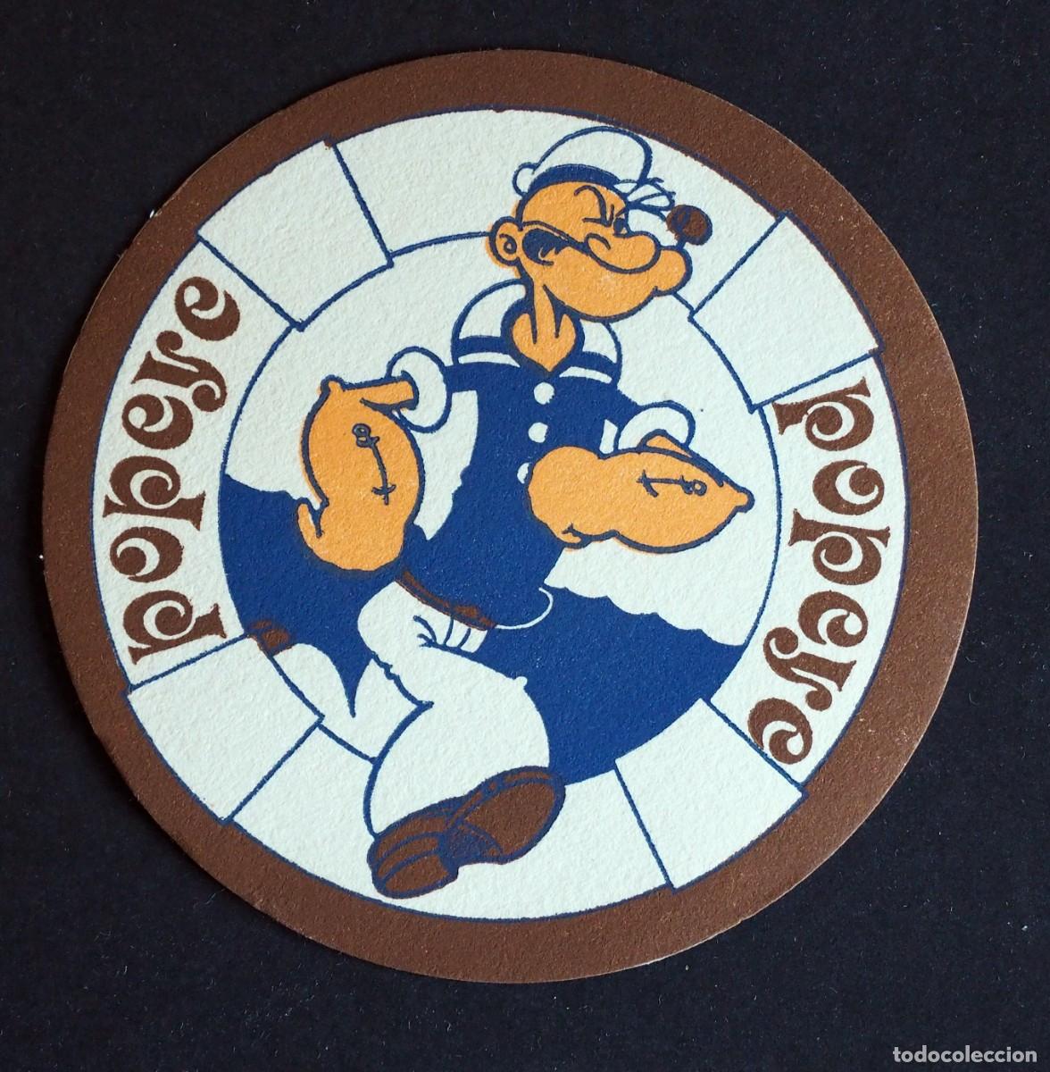 Otros art&iacute;culos de coleccionismo en papel: POSAVASOS: POPEYE. EN BUEN ESTADO