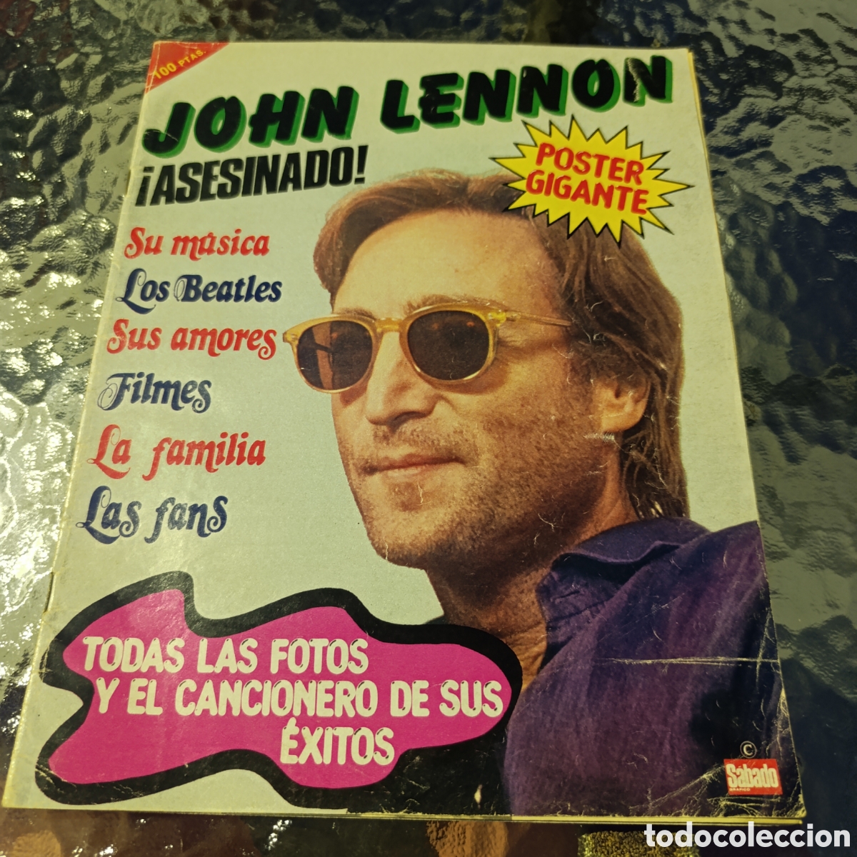 Otros art&iacute;culos de coleccionismo en papel: Revista tributo espa&ntilde;ola de 1980 titulada &rdquo;John Lennon &iexcl;Asesinado!&rdquo;.
