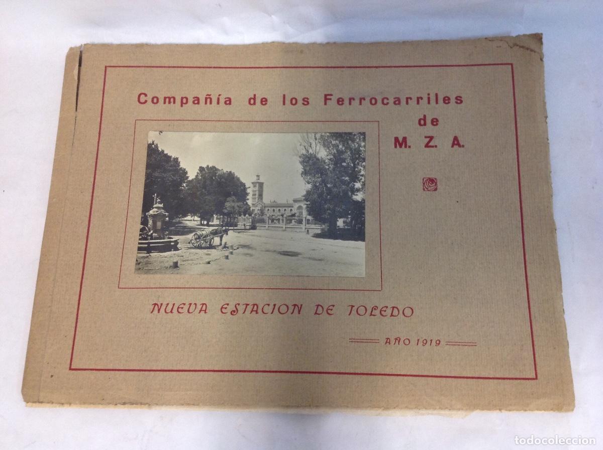 Otros art&iacute;culos de coleccionismo en papel: Catalogo de fotos de La nueva estaci&oacute;n de Toledo. Original de 1919