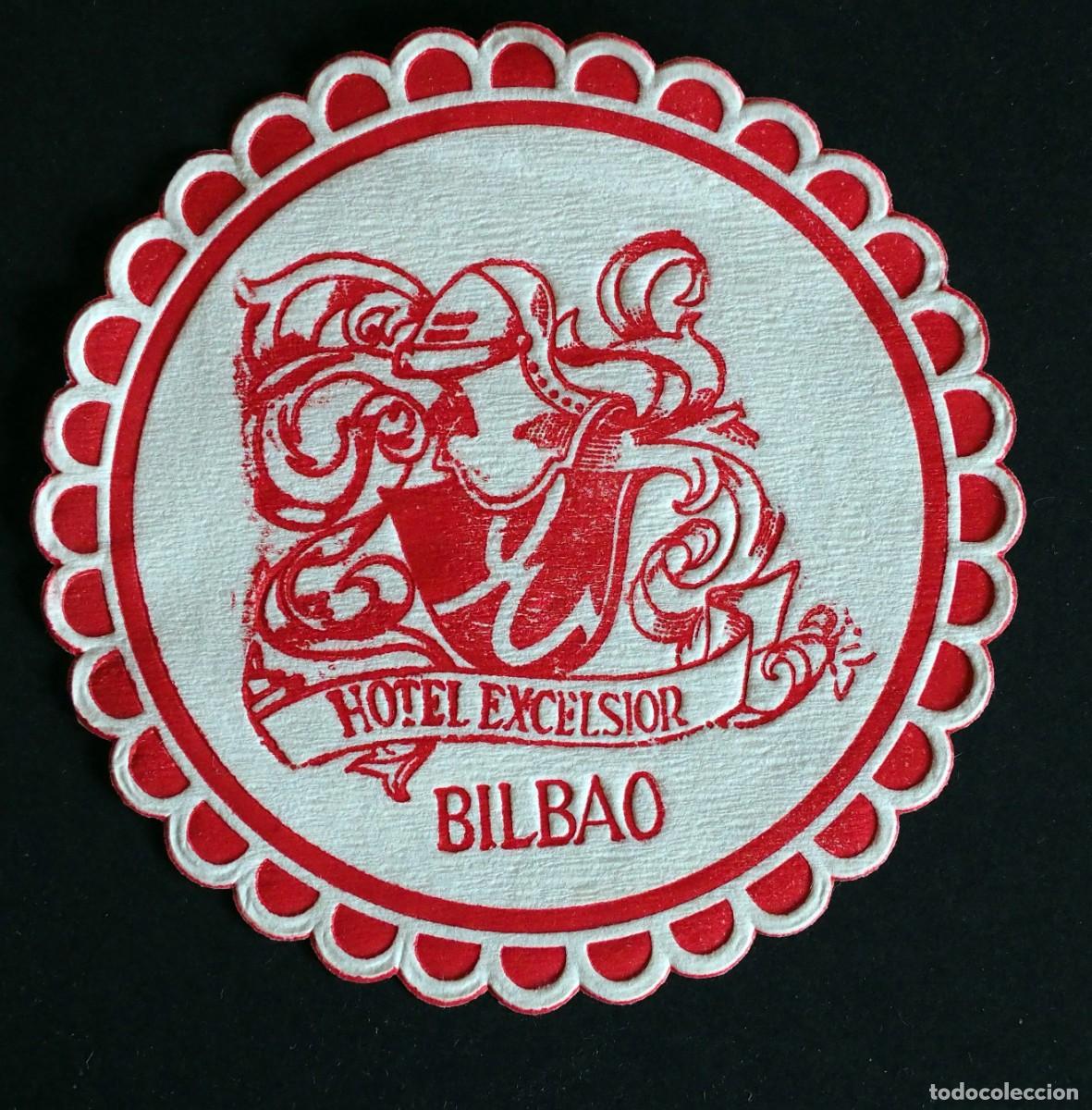 Otros art&iacute;culos de coleccionismo en papel: POSAVASOS: HOTEL EXCELSIOR. BILBAO