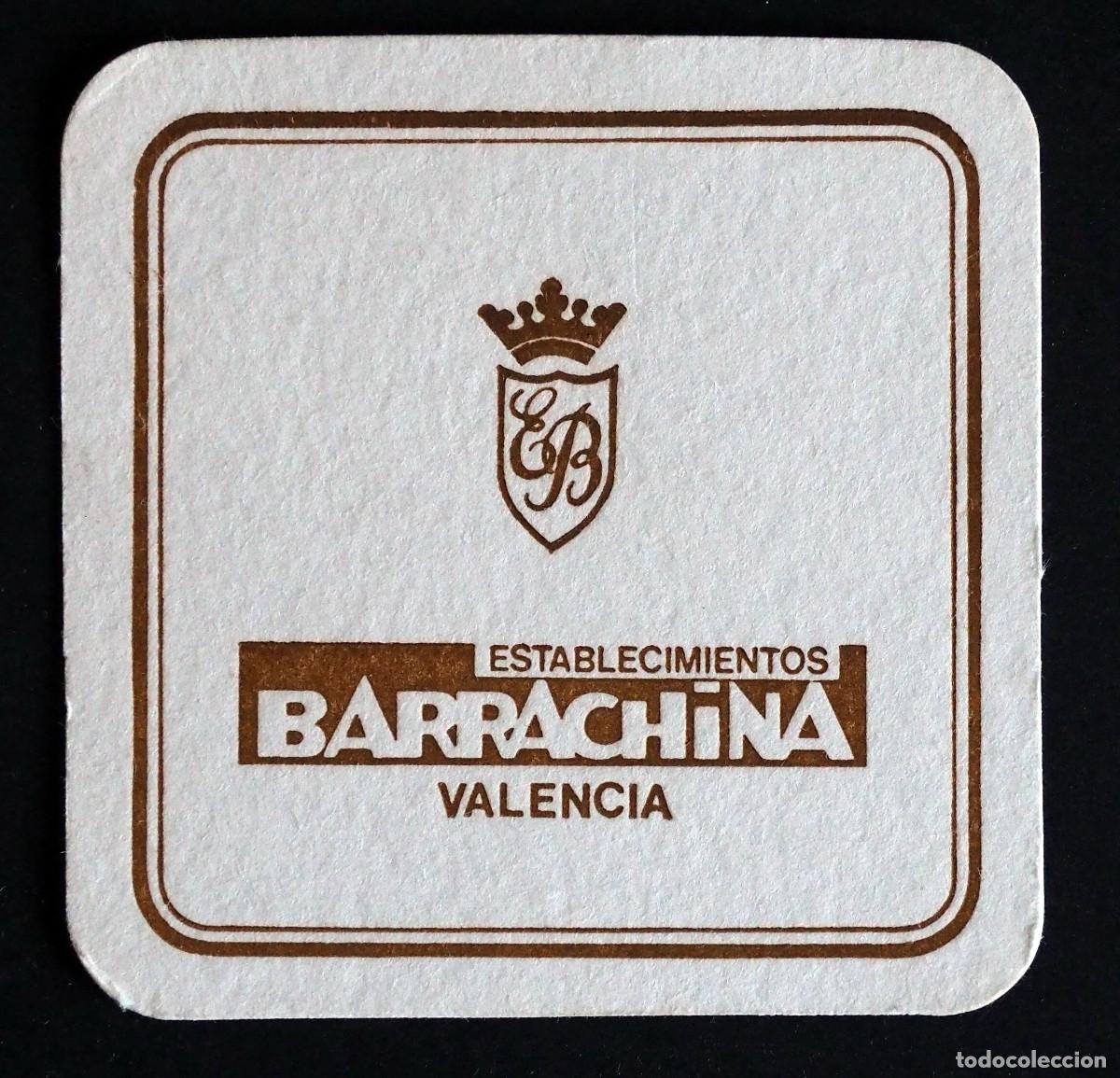Otros art&iacute;culos de coleccionismo en papel: POSAVASOS: ESTABLECIMIENTOS BARRACHINA. VALENCIA