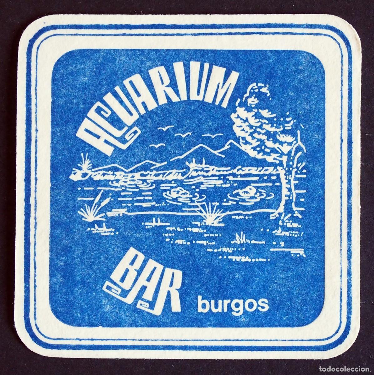 Otros art&iacute;culos de coleccionismo en papel: POSAVASOS: ACUARIUM- BAR. BURGOS