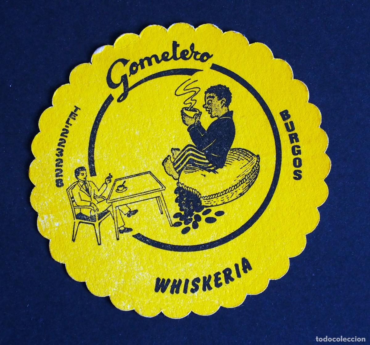 Otros art&iacute;culos de coleccionismo en papel: POSAVASOS: GOMETERO. WHISKERIA. BURGOS
