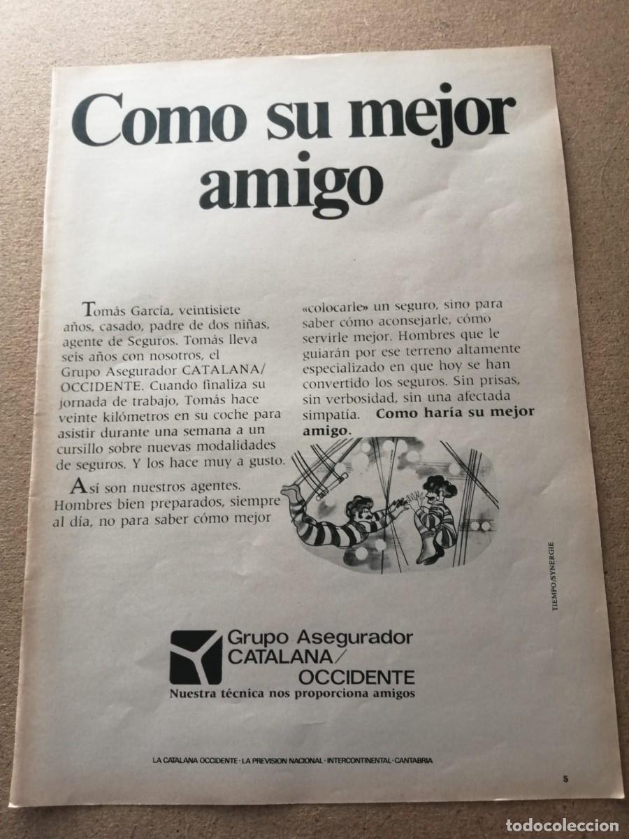 Otros art&iacute;culos de coleccionismo en papel: ANUNCIO. CATALANA DE OCCIDENTE