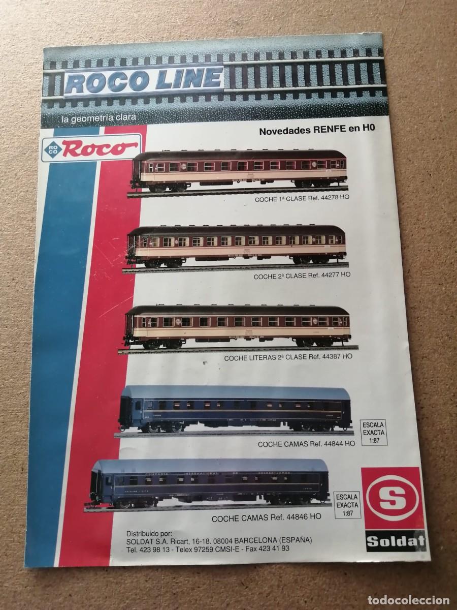 Otros art&iacute;culos de coleccionismo en papel: ANUNCIO. ROCO LINE, MODELISMO FERROVIARIO