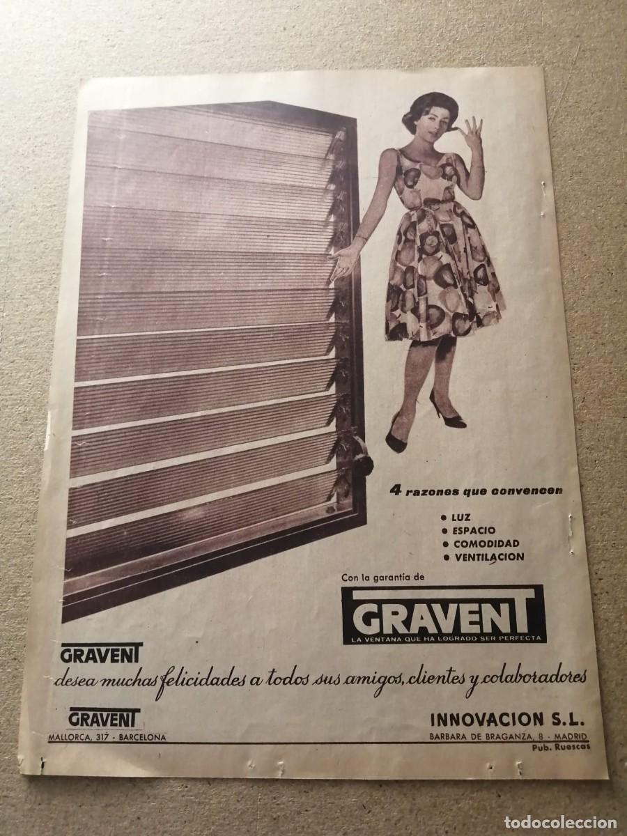 Otros art&iacute;culos de coleccionismo en papel: ANUNCIO. VENTANAS GRAVENT