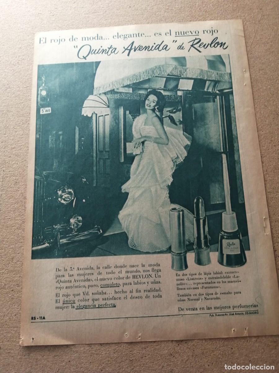 Otros art&iacute;culos de coleccionismo en papel: ANUNCIO. MAQUILLAJES QUINTA AVENIDA, DE REVLON