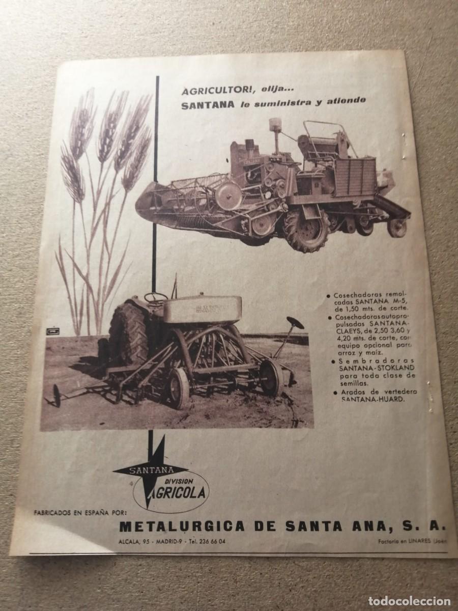 Otros art&iacute;culos de coleccionismo en papel: ANUNCIO. METALURGICA DE SANTA ANA S. A. (LINARES, JAEN)