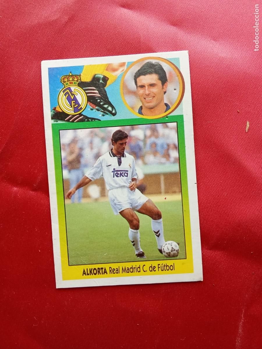 Otros art&iacute;culos de coleccionismo en papel: Cromo Alkorta, Real Madrid C. de F&uacute;tbol Papel.89