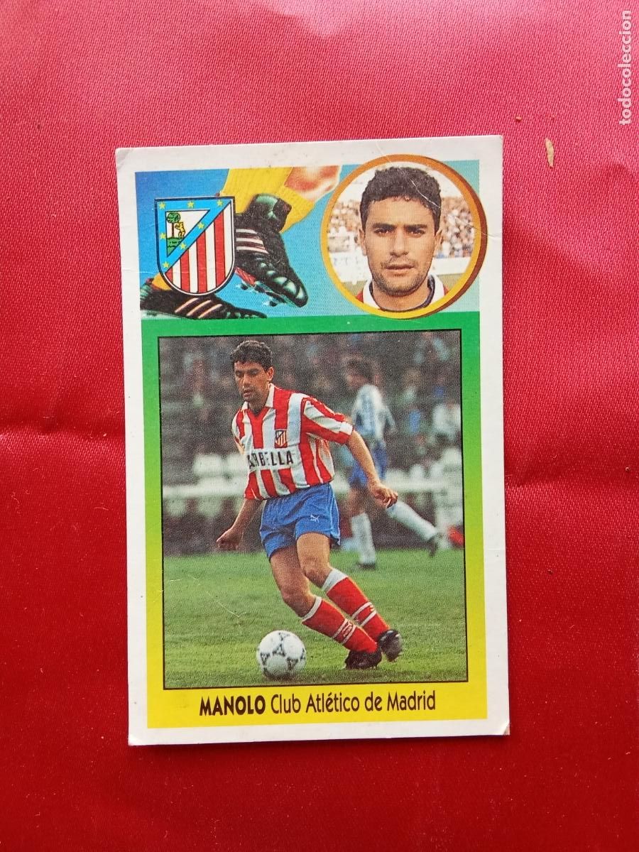 Otros art&iacute;culos de coleccionismo en papel: Cromo Manolo, club atletico de Madrid Papel.91