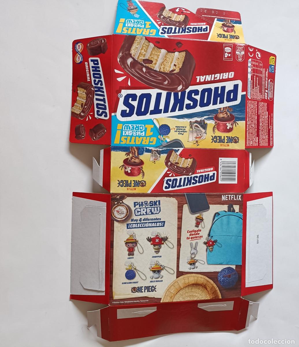 Otros art&iacute;culos de coleccionismo en papel: caja one piece vacia phoskitos mini 2026 empty packaging poskitos