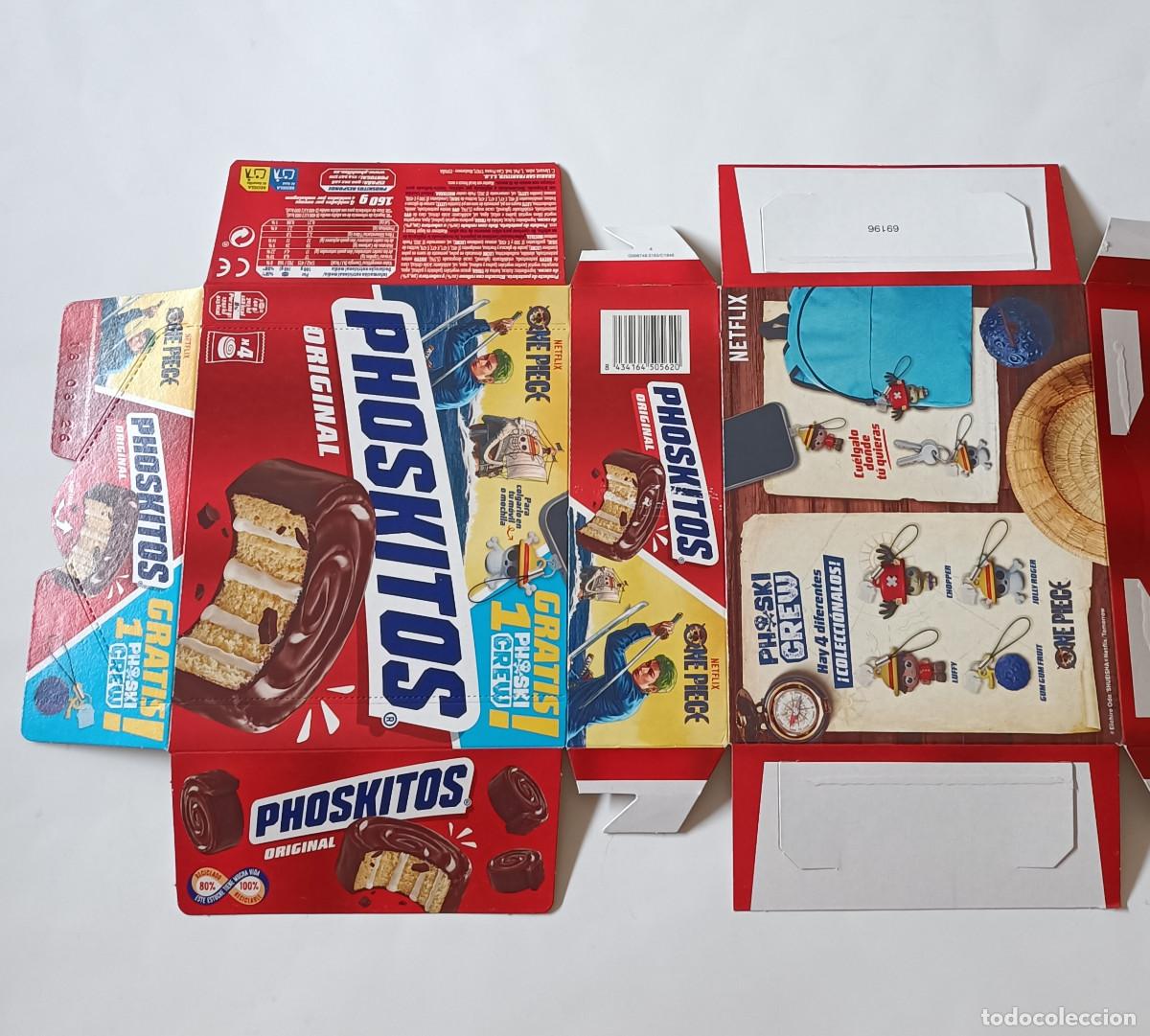 Otros art&iacute;culos de coleccionismo en papel: caja one piece vacia phoskitos mini 2026 empty packaging poskitos
