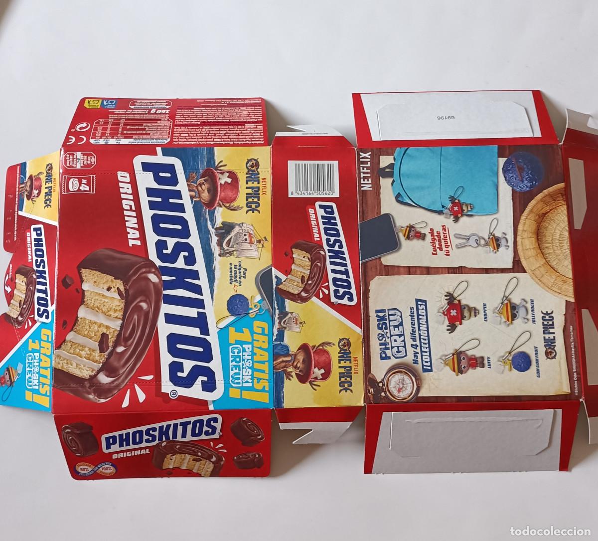 Otros art&iacute;culos de coleccionismo en papel: caja one piece vacia phoskitos 2026 empty packaging poskitos