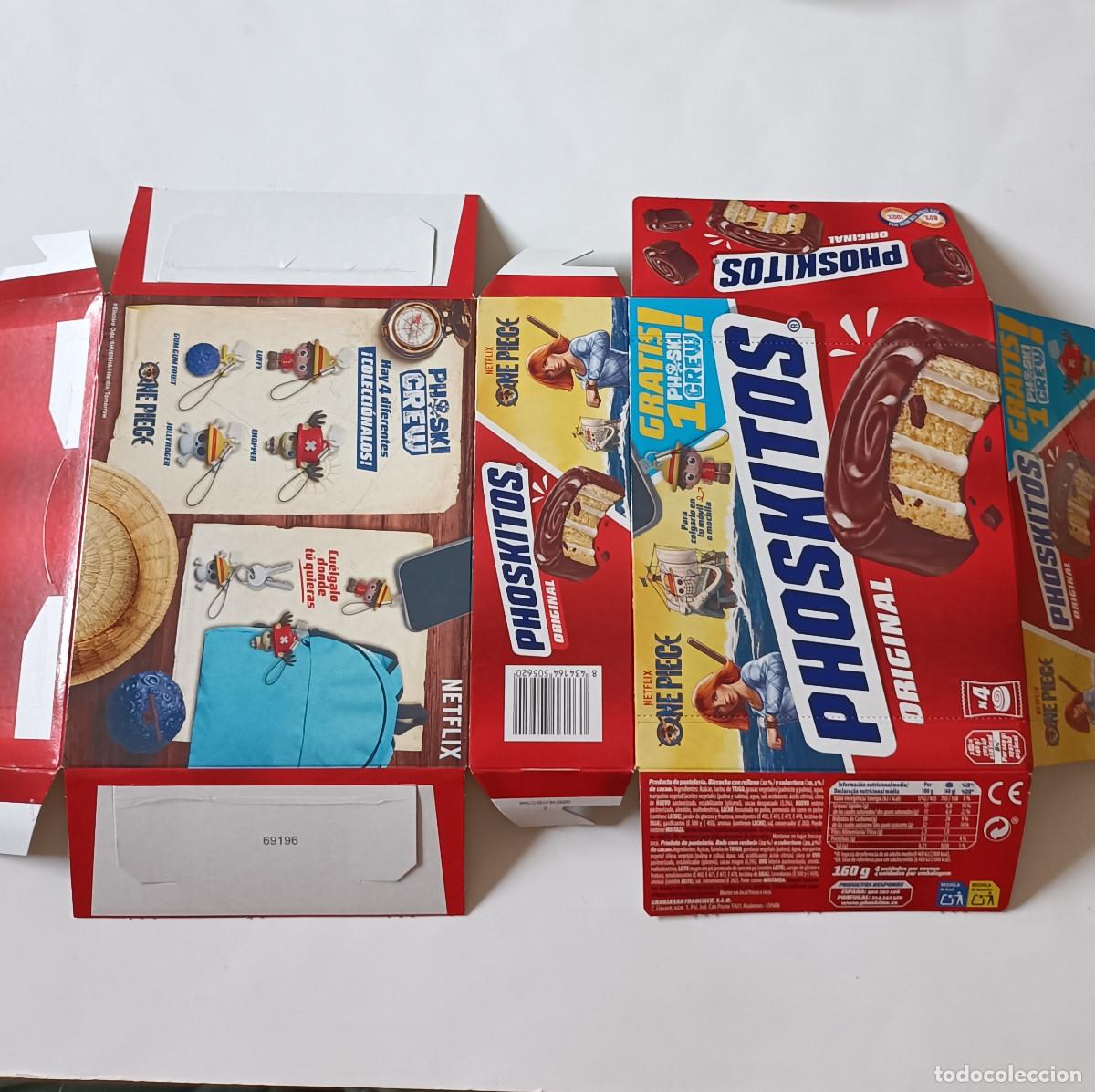 Otros art&iacute;culos de coleccionismo en papel: caja one piece vacia phoskitos 2026 empty packaging poskitos