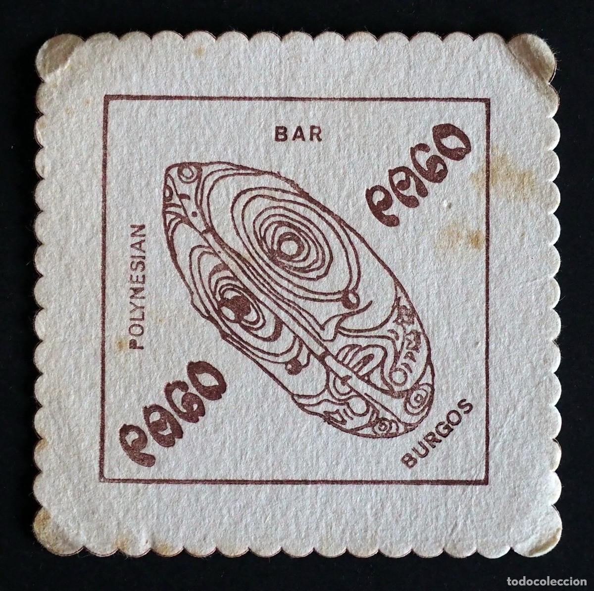 Otros art&iacute;culos de coleccionismo en papel: POSAVASOS: PAGO PAGO. BAR. POLYNESIAN. BURGOS